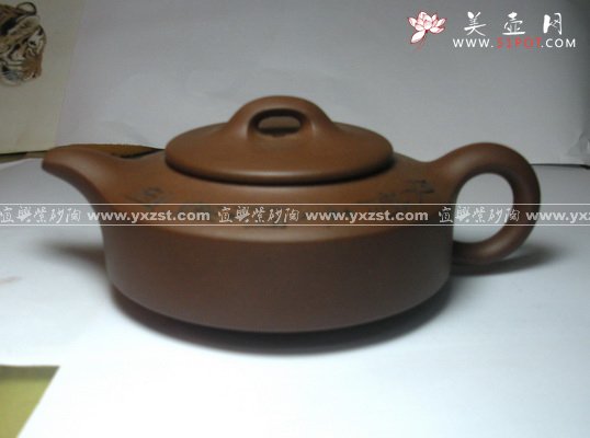 紫砂壶图片：扁石 - 宜兴紫砂壶网