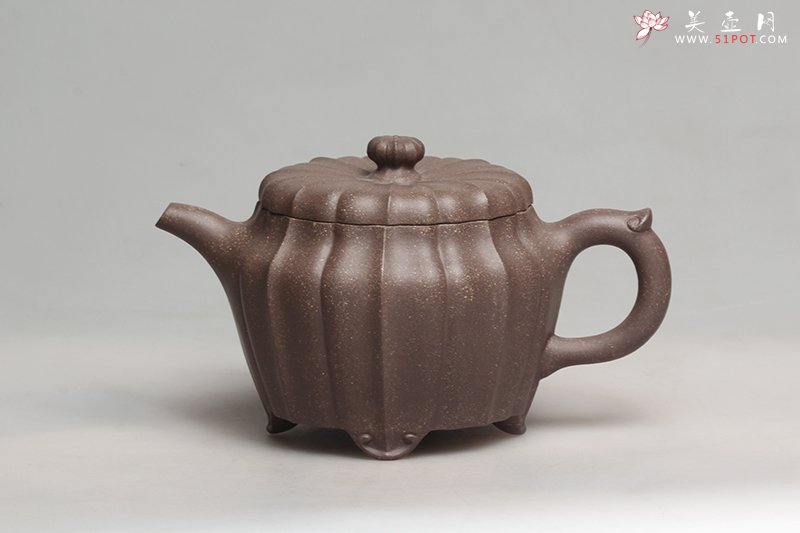 紫砂壶图片：八瓣菱花 - 宜兴紫砂壶网