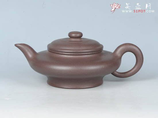 紫砂壶图片：虚扁 - 宜兴紫砂壶网