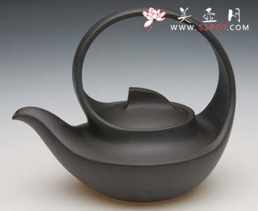 紫砂壶图片：曲壶(大) - 宜兴紫砂壶网