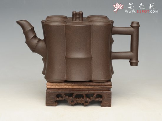 紫砂壶图片：五竹   容量：500cc - 宜兴紫砂壶网