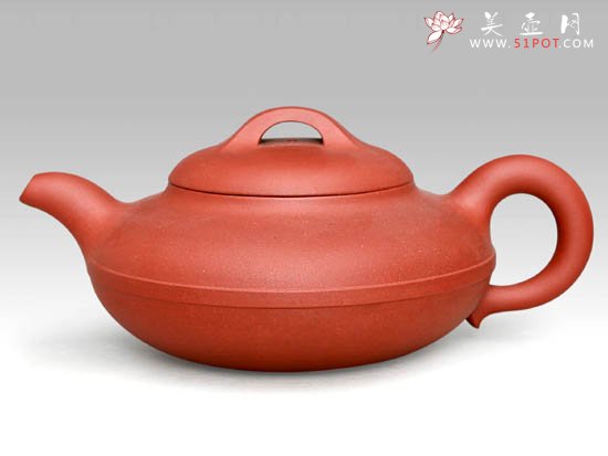 紫砂壶图片：线圆  泥料：原矿清水泥  容量：450CC - 宜兴紫砂壶网