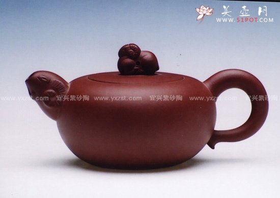 紫砂壶图片：洋洋得意 - 宜兴紫砂壶网