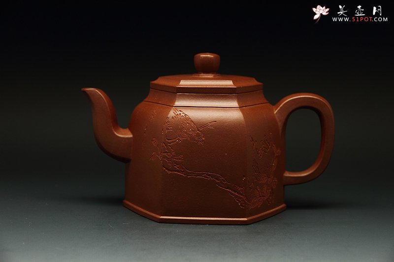 紫砂壶图片：金钟六方 - 宜兴紫砂壶网