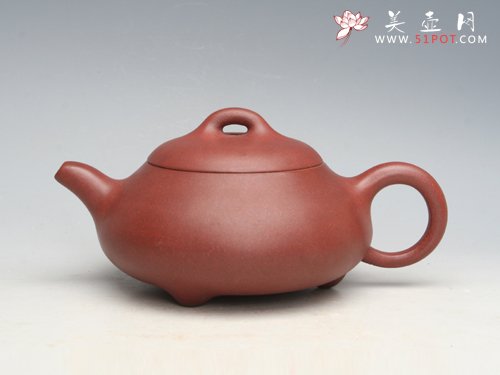 紫砂壶图片：矮石瓢 容量：400CC - 宜兴紫砂壶网