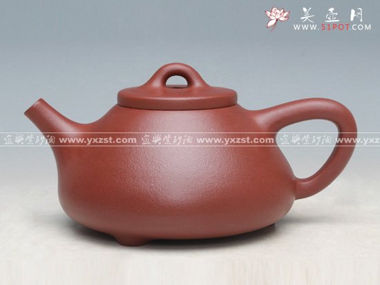 紫砂壶图片：石瓢壶  洪美华全手工制作 - 宜兴紫砂壶网