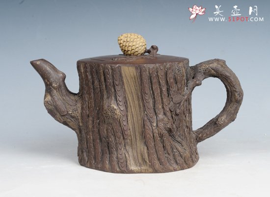 紫砂壶图片：松 - 宜兴紫砂壶网