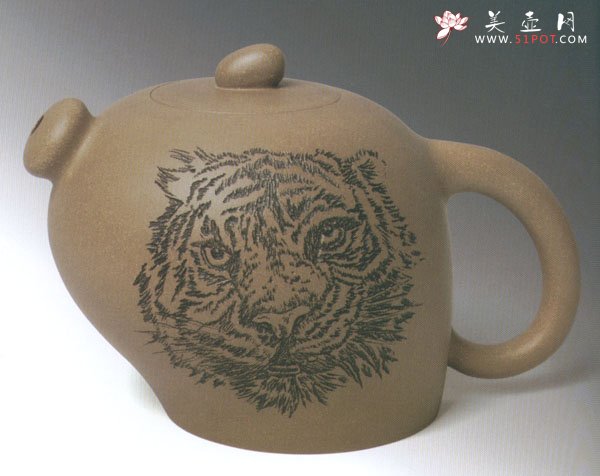 紫砂壶图片：美女与野兽 - 宜兴紫砂壶网