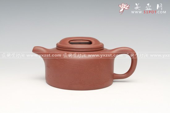 紫砂壶图片：牛盖莲子 - 宜兴紫砂壶网