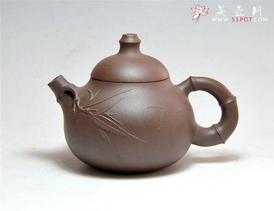 紫砂壶图片：竹段 - 宜兴紫砂壶网