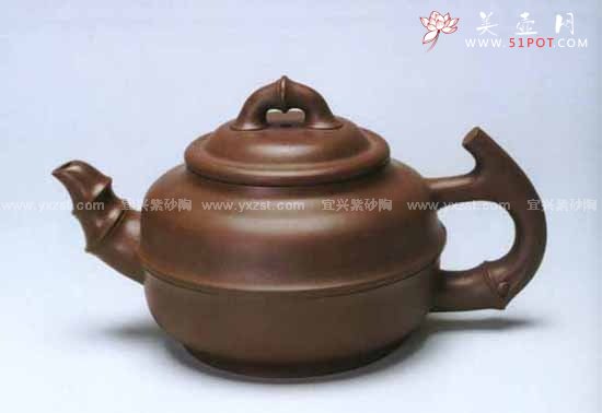 紫砂壶图片：竹泉壶 - 宜兴紫砂壶网