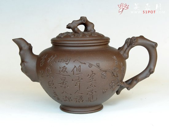 紫砂壶图片：梅报春 - 宜兴紫砂壶网