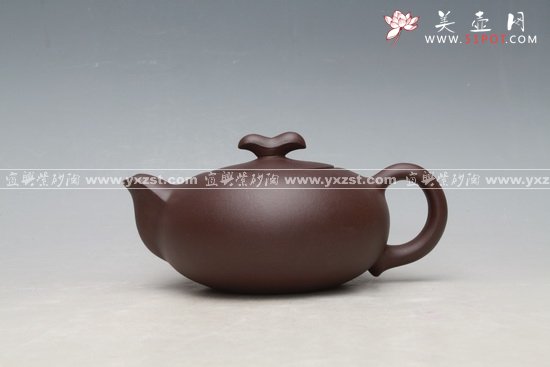 紫砂壶图片：花的 220CC - 宜兴紫砂壶网