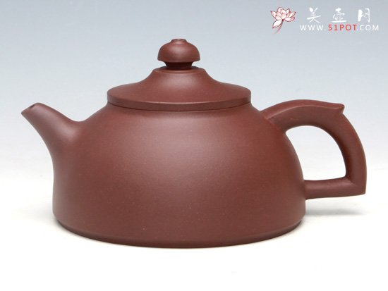 紫砂壶图片：天笠（紫泥）300ML - 宜兴紫砂壶网