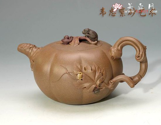 紫砂壶图片：教子 - 宜兴紫砂壶网