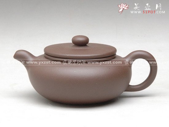紫砂壶图片：扁圆 - 宜兴紫砂壶网