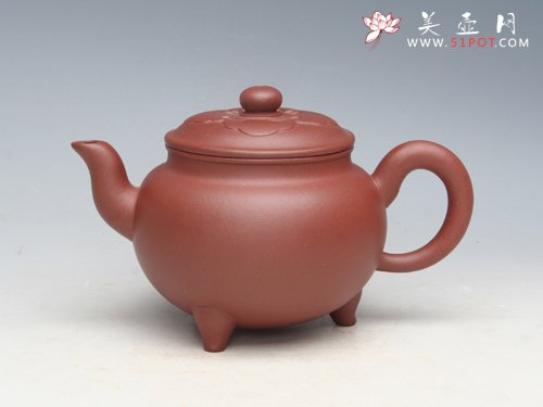 紫砂壶图片：全手工大彬如意 - 宜兴紫砂壶网