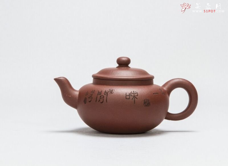 紫砂壶图片：圆茗壶 - 宜兴紫砂壶网