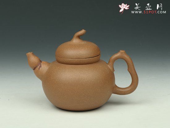 紫砂壶图片：葫芦 - 宜兴紫砂壶网