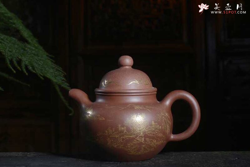 紫砂壶图片：掇球壶 - 宜兴紫砂壶网