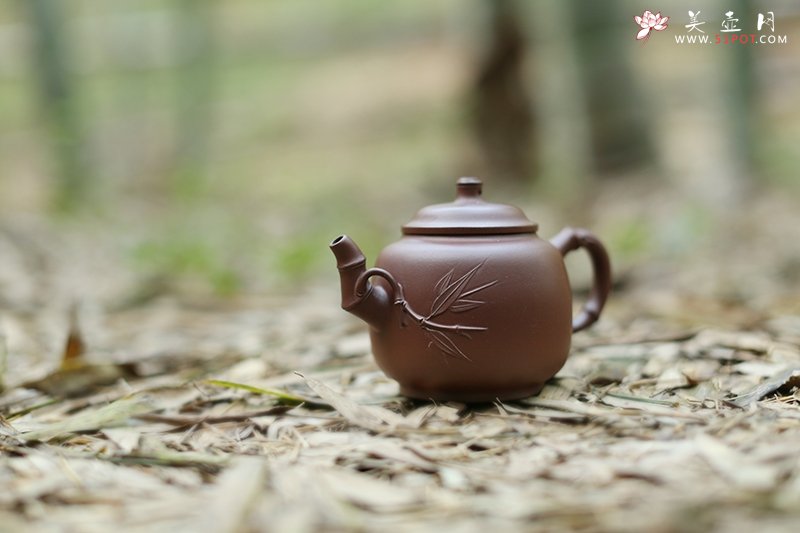 紫砂壶图片：江南三式竹 - 宜兴紫砂壶网