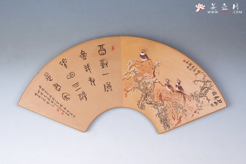 紫砂壶图片：扇面 - 宜兴紫砂壶网