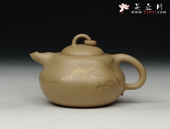 紫砂壶图片：曼生葫芦壶 - 宜兴紫砂壶网