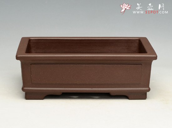 紫砂壶图片：凸块长方盆 - 宜兴紫砂壶网