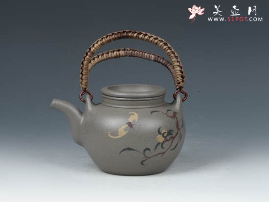 紫砂壶图片：蛋包  300cc - 宜兴紫砂壶网