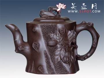 紫砂壶图片：佛手桩 - 宜兴紫砂壶网