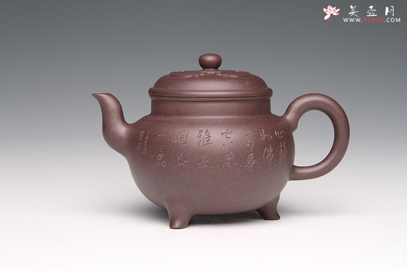 紫砂壶图片：大彬如意壶 - 宜兴紫砂壶网