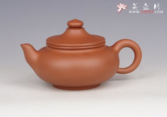 紫砂壶图片：虚扁2 - 宜兴紫砂壶网