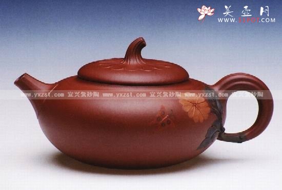 紫砂壶图片：东篱菊 - 宜兴紫砂壶网