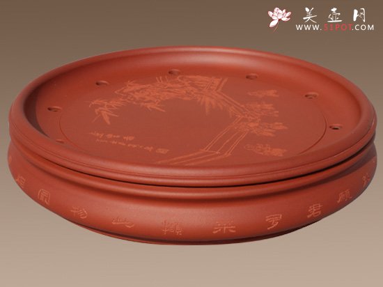 紫砂壶图片：《玉缘》茶海 蜀人... - 宜兴紫砂壶网