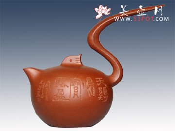 紫砂壶图片：大吉壶第二届宜兴陶艺专业新人新作展评三等奖 - 宜兴紫砂壶网