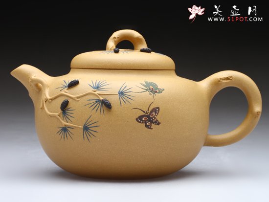 紫砂壶图片：松针 - 宜兴紫砂壶网