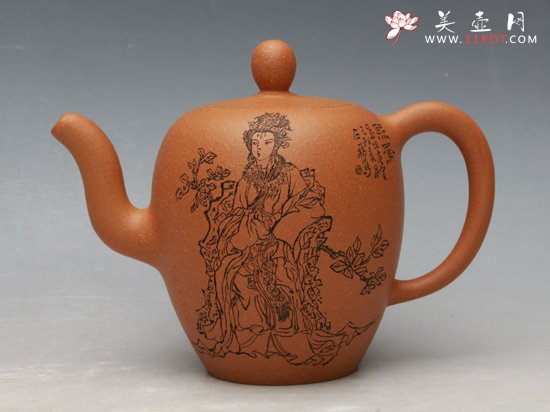 紫砂壶图片：中国古典名著《红楼梦》之十二金钗 - 宜兴紫砂壶网