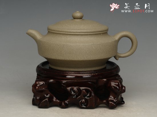 紫砂壶图片：灰段系列5  容量：150cc - 宜兴紫砂壶网