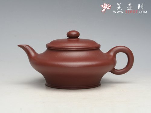 紫砂壶图片：虚扁B - 宜兴紫砂壶网