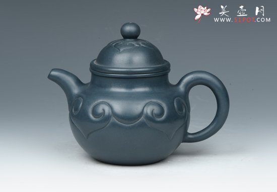 紫砂壶图片：掇球如意 - 宜兴紫砂壶网