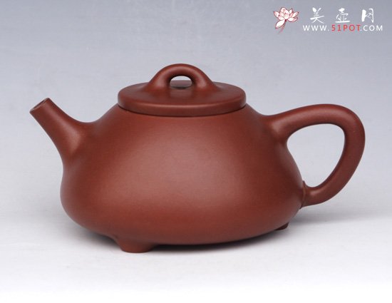 紫砂壶图片：子冶石瓢 - 宜兴紫砂壶网
