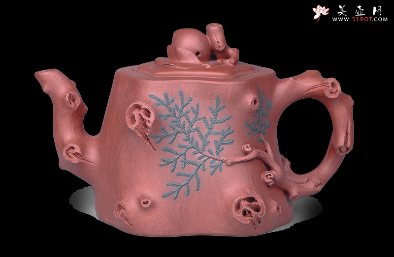 紫砂壶图片：柏寿壶 - 宜兴紫砂壶网