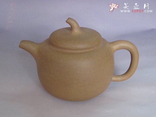 紫砂壶图片：茄段 250CC - 宜兴紫砂壶网