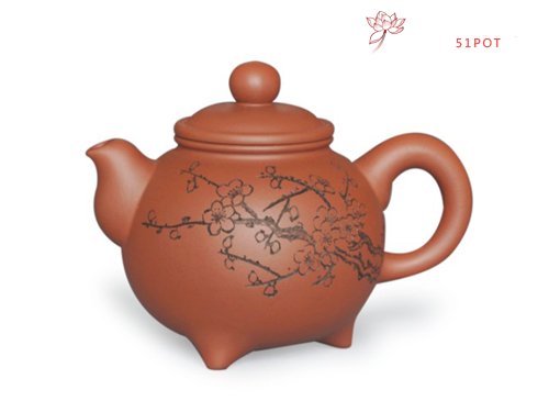 紫砂壶图片：三足宝鼎壶  泥料... - 宜兴紫砂壶网