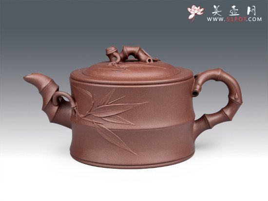 紫砂壶图片：竹段 - 宜兴紫砂壶网