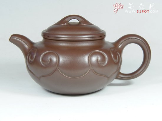 紫砂壶图片：仿古如意 - 宜兴紫砂壶网