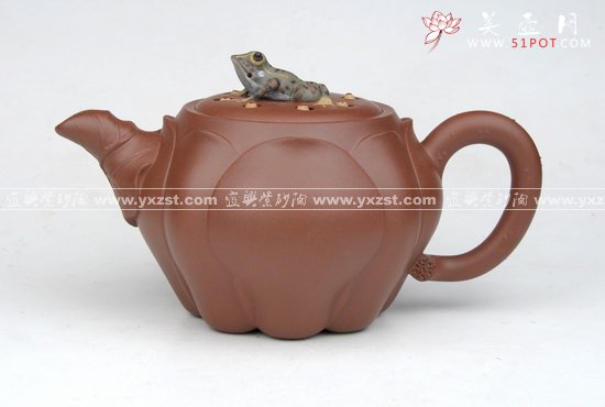 紫砂壶图片：大莲子壶 - 宜兴紫砂壶网