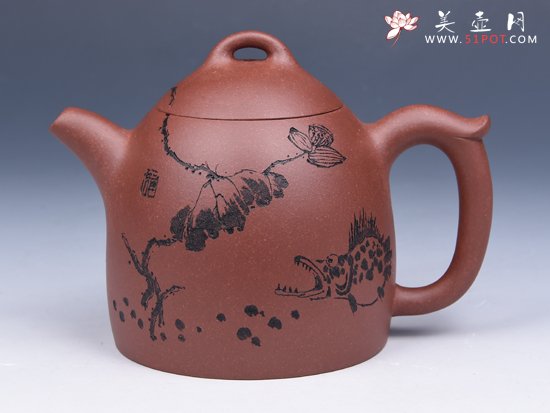 紫砂壶图片：秦权 - 宜兴紫砂壶网