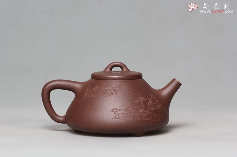 紫砂壶图片：子冶石瓢 - 宜兴紫砂壶网