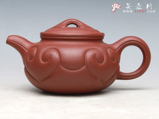 紫砂壶图片：仿古如意 - 宜兴紫砂壶网